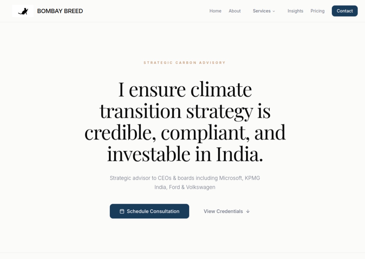 bombaybreed.com — brand strategy