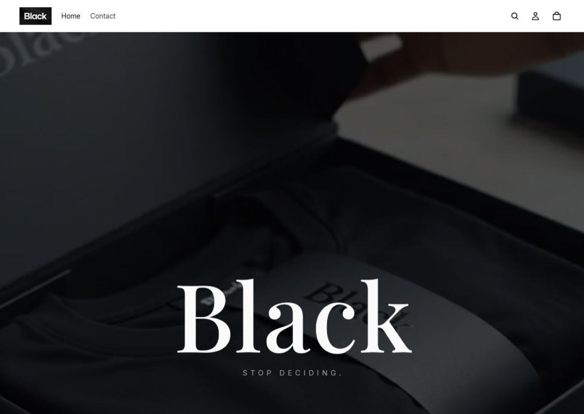 buyblacktshirt.com — apparel store
